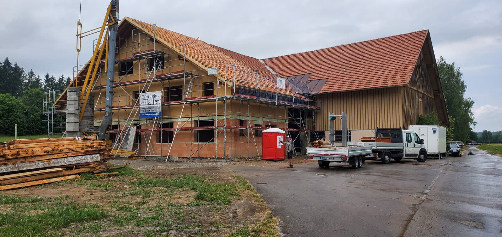 Zimmerei Exler Wiederaufbau Hofgebaeude 4